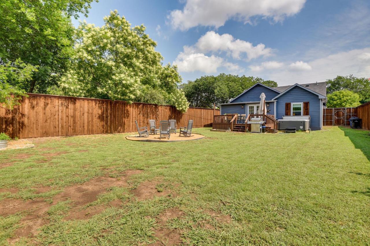 Pecan Blue Frisco Rental Private Yard And Hot Tub Luaran gambar